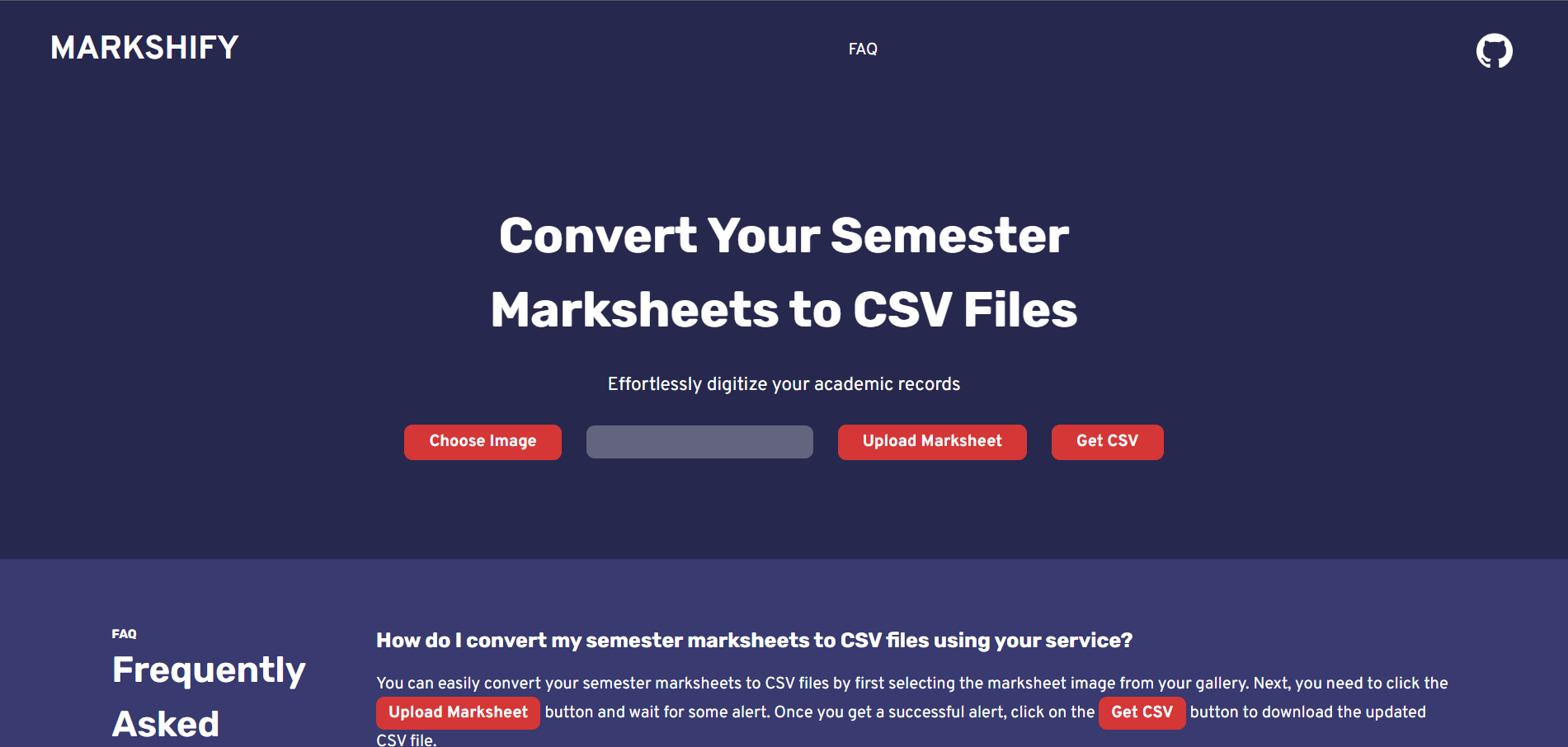 OCR-Based Marksheet Scanner